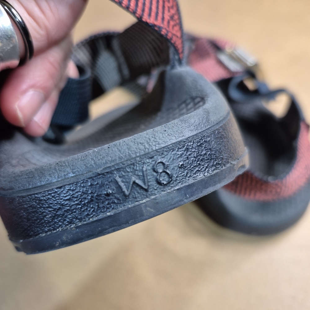 Chaco Sandals with Red and Blue Straps 3062 - Picture 4 of 9